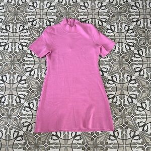 Elegant Pink Mini Dress